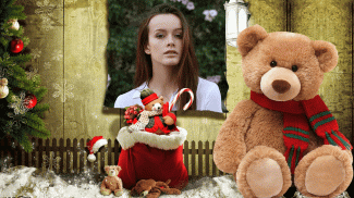 HD Teddy Bear GIF Photo Frame Editor 201 screenshot 2