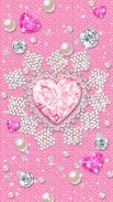 Diamond Hearts Live Wallpaper Free screenshot 0