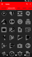 Grey and Black Icon Pack screenshot 6