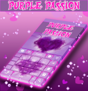 Amazing Keyboard Purple Passion screenshot 3