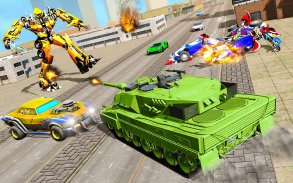 Robot Transform Tank Action Game screenshot 2
