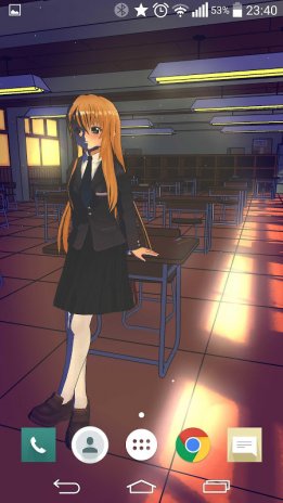 Anime Schoolgirl 3d Live Wallpaper 2 3 4 Download Apk For Android