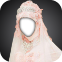 Wedding Hijab Montage Photo Icon