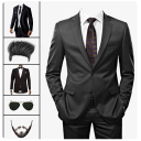 Formal Men Photo Suit: Photo Editor Hair, Mustache