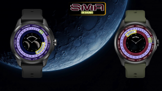 Moon Phase MP02 WatchFace SMA8 screenshot 2