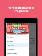 Verbos Regulares e Irregulares screenshot 5
