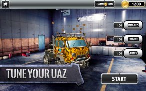 🚗🏁UAZ 4x4: Dirt Offroad Rally Racing Simulator screenshot 2