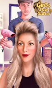 Girls Haircut, Hair Salon & Hairstyle Games 3D screenshot 7