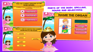 Princess 4th Grade Games screenshot 1