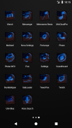 USA Flag Blue Icon Pack screenshot 16