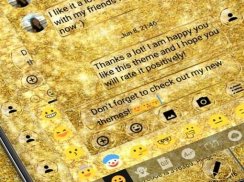 Glitter Glass SMS رسائل screenshot 6
