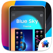 Blue Sky Theme For Computer Launcher screenshot 3