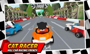 Cat Racing Fever 🏁 City Racing 3D Frenzy screenshot 1