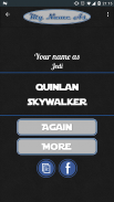 My Name As Jedi // Name Generator screenshot 1