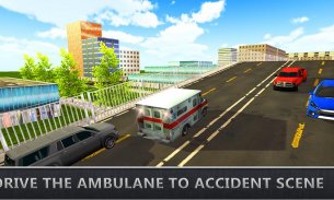 city ambulance rescue driving screenshot 2