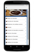 Recetas de Chocolate screenshot 0