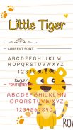 Little Tiger Font for FlipFont , Cool Fonts Text screenshot 1
