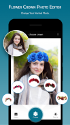 Flower crown photo editor screenshot 4