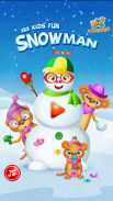 123 Kids Fun SNOWMAN Free screenshot 0