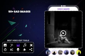 Sad Video Maker with Music screenshot 7