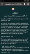 Lung Cancer Risk Assessment Tool screenshot 5