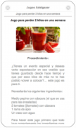 Jugos para Adelgazar screenshot 5