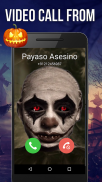 Fake Video Call from Scary Clown screenshot 0