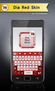 Dia Red for TS keyboard screenshot 1