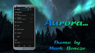 Aurora Theme for LG G6 screenshot 3