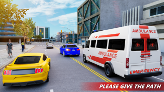 Ambulance Games Driving 3D screenshot 7