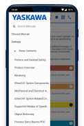 YASKAWA Manuals App screenshot 2