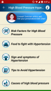 High Blood Pressure Diet Tips screenshot 0