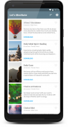 Let's Meditate: Sleep & Guided Meditation screenshot 0