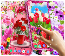 Flowers bouquet live wallpaper screenshot 1