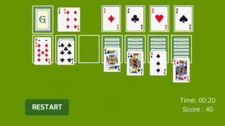 Solitaire-Kartenspiel Online screenshot 2