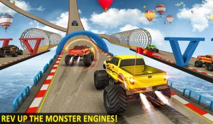 Ramp Monster Truck Stunts:New Racing Games screenshot 13