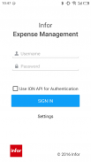 Infor Expense Management screenshot 1