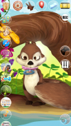 Talking bé Squirrel screenshot 1