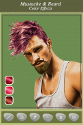 Mustache & Beard Color Effect - Hair Color Changer screenshot 1