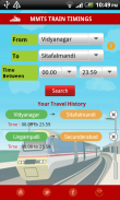 MMTS Train Timings screenshot 2