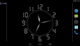 Shiny Clock Live Wallpaper screenshot 3