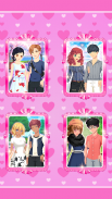 Anime Couples Dress Up Game screenshot 1