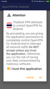 Thailand VPN - for OpenVPN screenshot 1