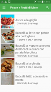 Pesce e Frutti di Mare ricette di cucina gratis. screenshot 4