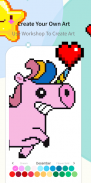 Pixel Unicorn: Zahlenfärbungs screenshot 0