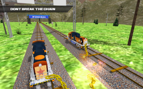 Chained Trains - Impossible Tracks 3D screenshot 3
