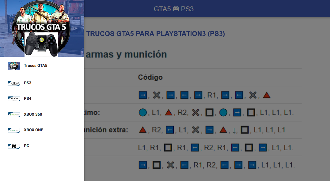 Trucos GTA 5 PS4 - APK Download for Android