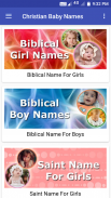Christian Baby Name Collection screenshot 0