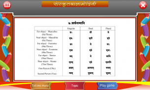 Learn Sanskrit Pronouns screenshot 3