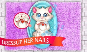 Kitty Cat Pop: Chăm sóc thú cưng ảo và ăn mặc screenshot 7